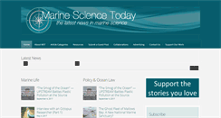 Desktop Screenshot of marinesciencetoday.com